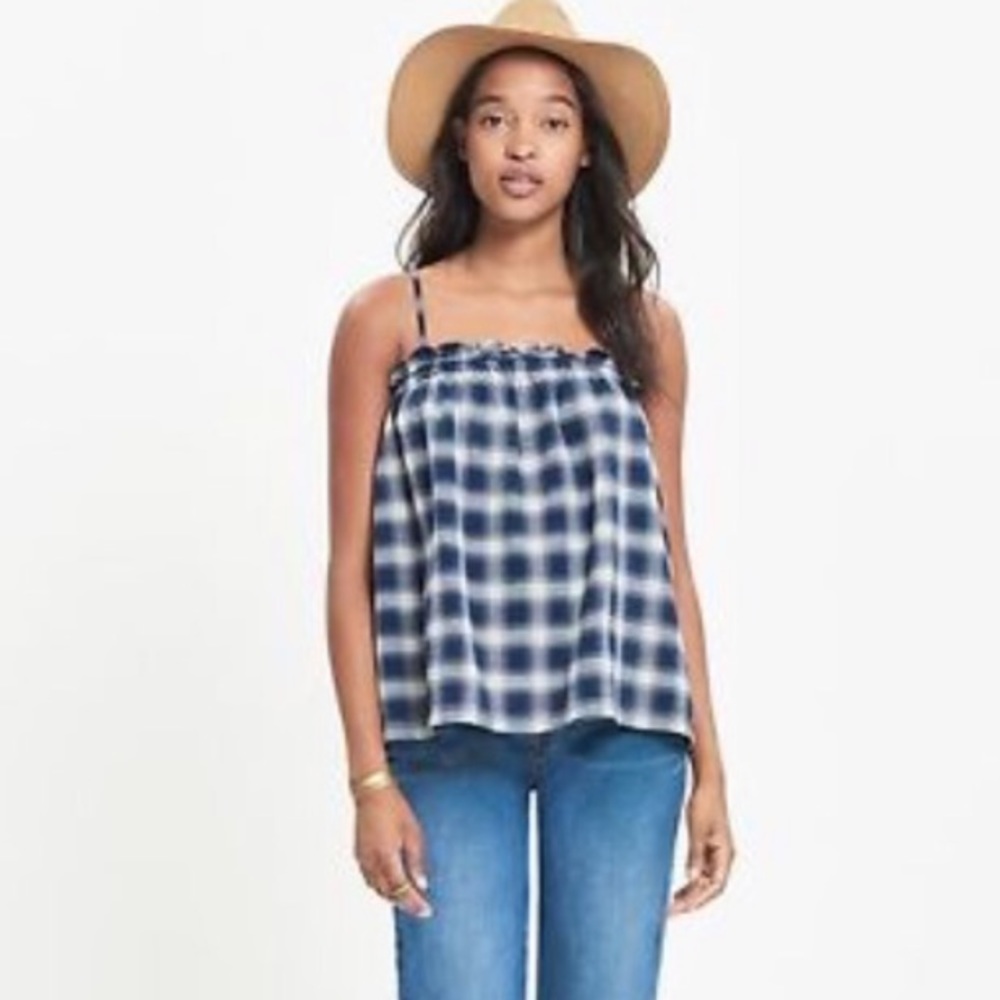 Madewell Indigo Picnic Cami Tank